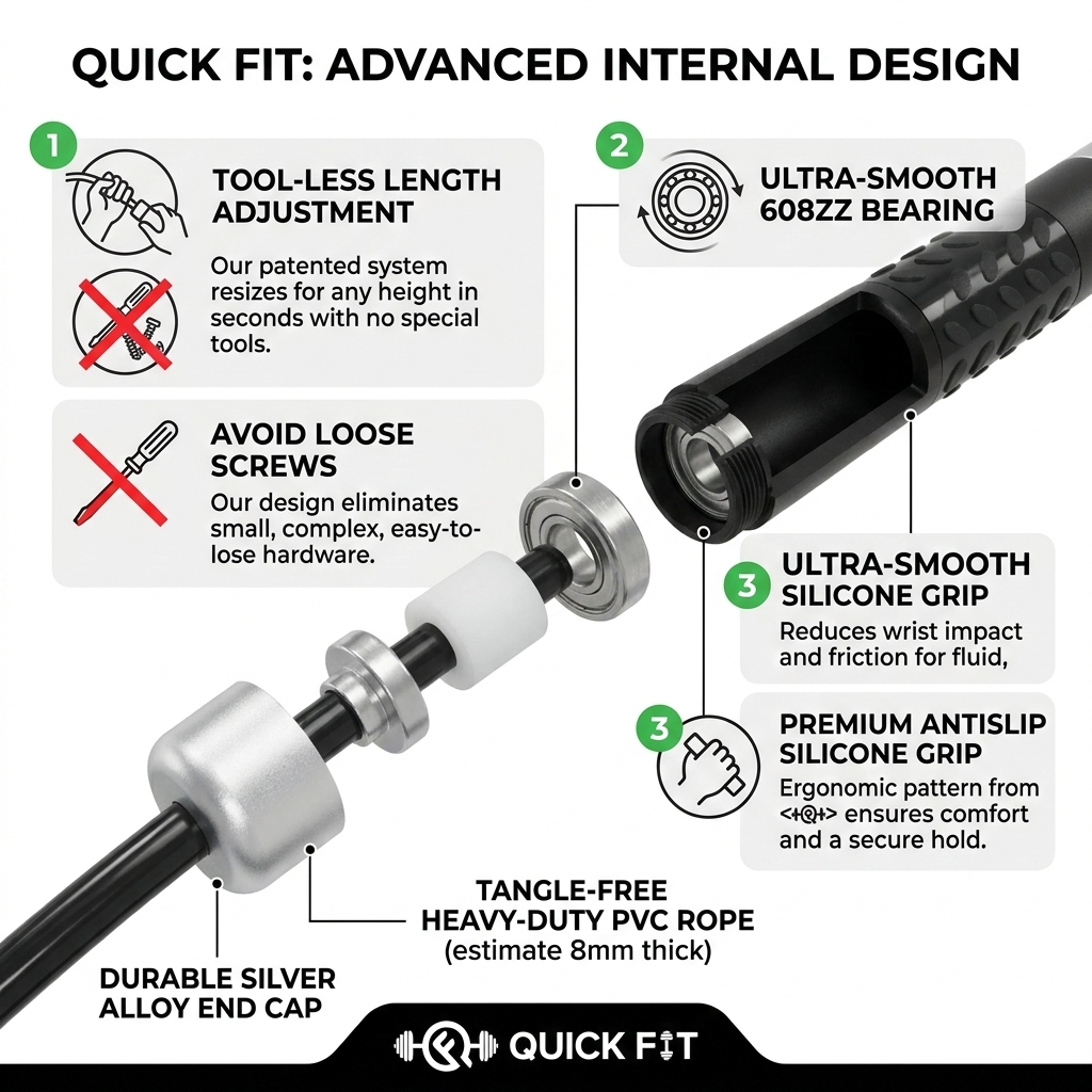 1 lb Weighted Jump Rope Set