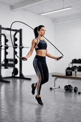 Weighted Jump Rope Set of 2 – 1lb Heavy Skipping Rope + Light Rope + Carry Bag