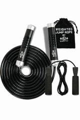 Weighted Jump Rope Set of 2 – 1lb Heavy Skipping Rope + Light Rope + Carry Bag