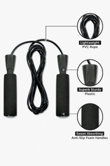 Weighted Jump Rope Set of 2 – 1lb Heavy Skipping Rope + Light Rope + Carry Bag