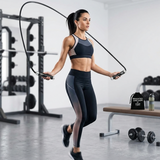 Weighted Jump Rope Set of 2 – 1lb Heavy Skipping Rope + Light Rope + Carry Bag