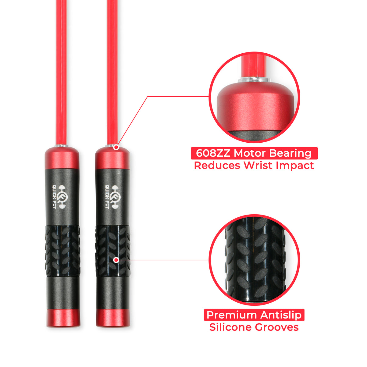 Weighted Jump Rope Set | Includes Standard Jumping Rope and Carrying Bag