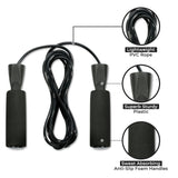 Weighted Jump Rope Set of 2 – 1lb Heavy Skipping Rope + Light Rope + Carry Bag
